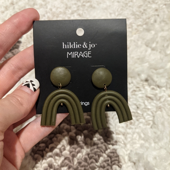 3 for $30 | Arch clay earrings - Picture 2 of 2